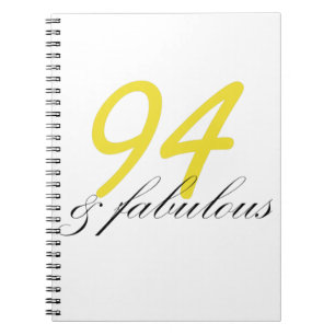 94 & Fabulous Notebook