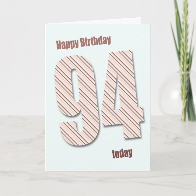 94th birthday card (Front)