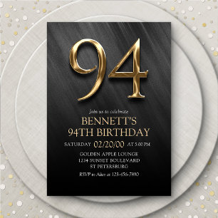 94th Birthday Invitation