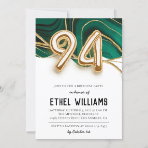 94th Birthday Party Invitation