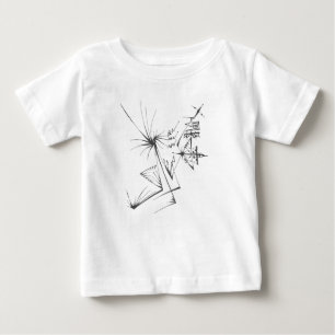 95 Black White Abstract Tribal Tattoo Art Baby T-Shirt