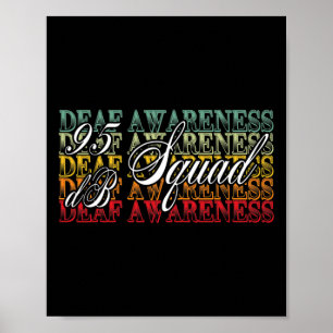 95 Db Squad Hand Sign Language Hearing Loss Awaren