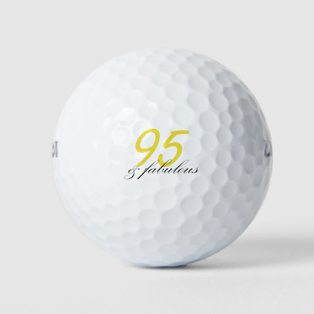 95 & Fabulous Golf Balls (Front)