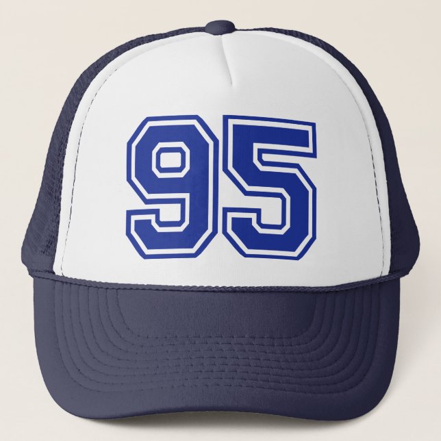 95 - number trucker hat (Front)