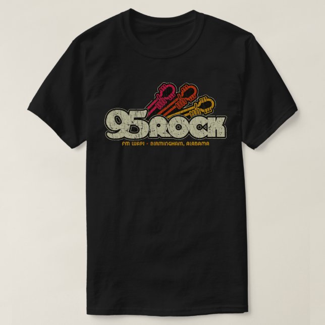 95 Rock Birmingham 1981 T-Shirt (Design Front)