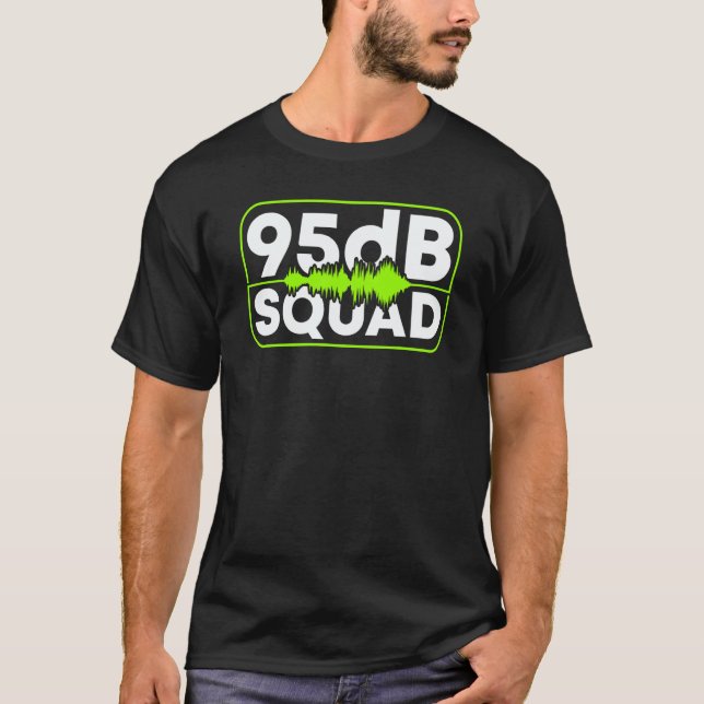 95db Squad ASL Awareness Hand Sign Language Deaf P T-Shirt (Front)