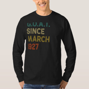 95th Birthday 95 Years Old Goat Since March 1927 T-Shirt