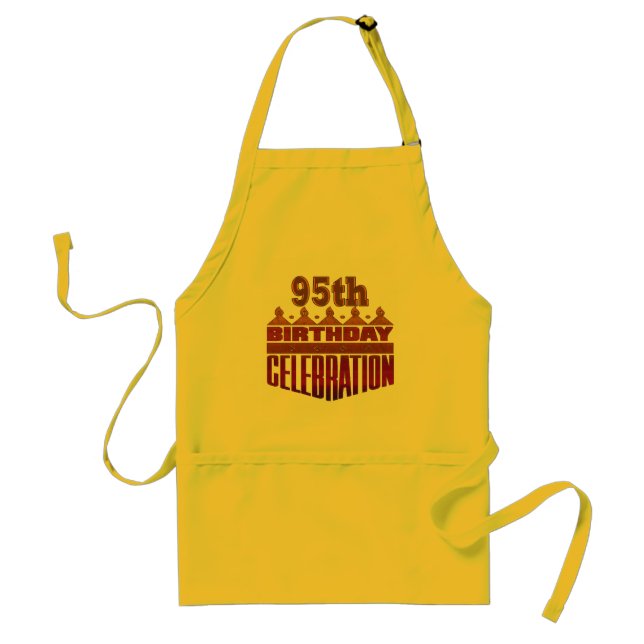 95th Birthday Celebration Gifts Standard Apron (Front)