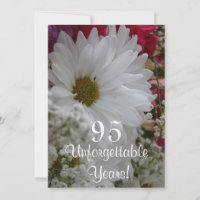95th Birthday Celebration/White Daisy Bouqet