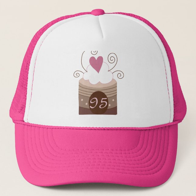 95th Birthday Gift Ideas For Her Trucker Hat (Front)