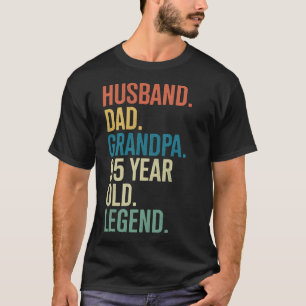 95th Birthday Husband Dad Grandpa Year Old Legend T-Shirt