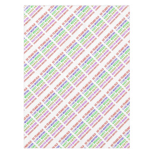 95th Birthday Milestones Tablecloth