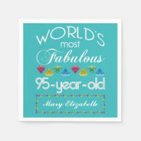 95th Birthday Most Fabulous Colourful Gem Turquois