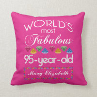 95th Birthday Most Fabulous Colourful Gems Pink