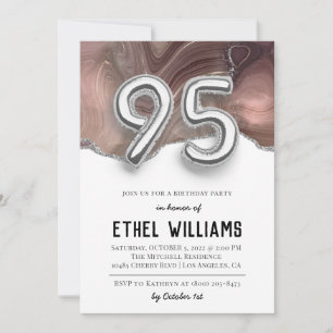 95th Birthday Party Invitation