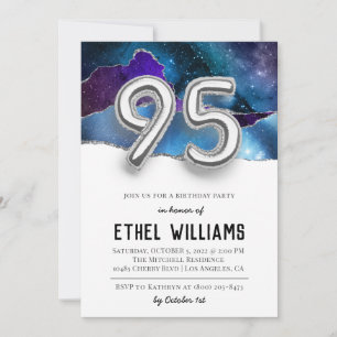 95th Birthday Party Invitation