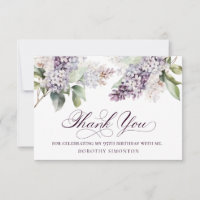 95th Birthday Purple Lilac Spring Flower