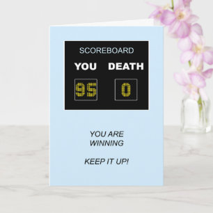 95th Birthday Scoreboard Card