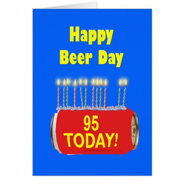 95th Happy Beer Day Birthday  (Front)