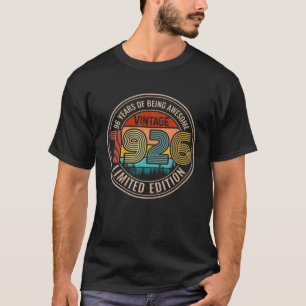 96 Years Of Being Awesome 1926 Original Parts 96Th T-Shirt