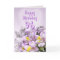 96th Birthday card with alstromeria lily flowers