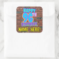 96th Birthday – Fun, Urban Graffiti Inspired Look