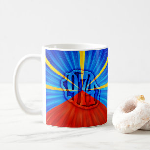974 Reunion Island - Reunion flag Coffee Mug