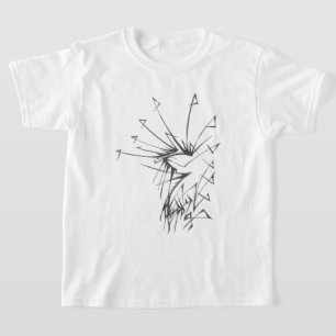 97 Black White Abstract Tribal Tattoo Art T-Shirt