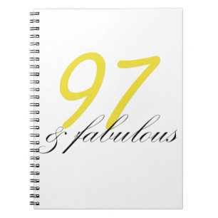 97 & Fabulous Notebook