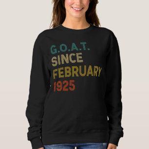 97th Birthday 97 Years Old Goat Since February 192 Sweatshirt