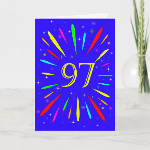 97th Birthday Explosion Card