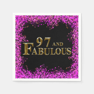 97th Birthday Napkin