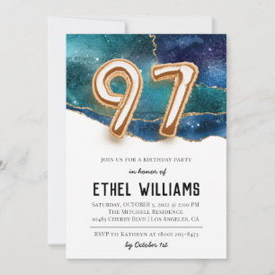 97th Birthday Party Invitation