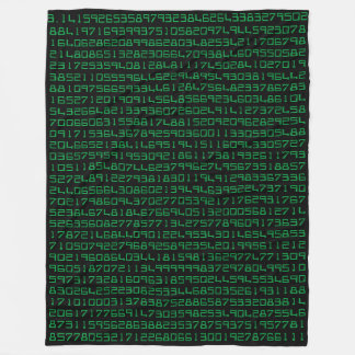 985 Digits of Pi Fleece Blanket