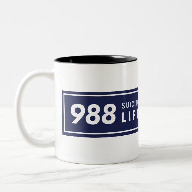 988 Horizontal Logo Mug (Left)