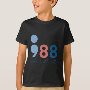 988 Mental Health Problems Suicide Prevention Awar T-Shirt