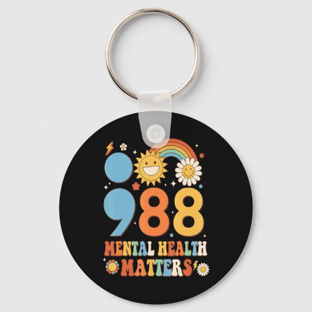 988 Mental Health S Awareness Tomorrow Needs  Key Ring (Front)