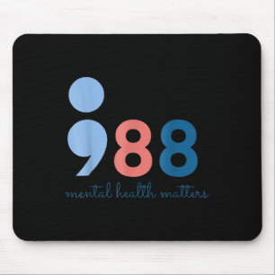 988 Mental Health S Suicide Prevention Awareness M Mouse Pad