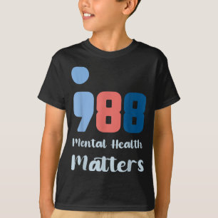 988 Mental Health S Suicide Prevention Awareness  T-Shirt