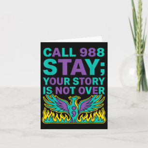 988 Prevention - Stay Your Story Is Not Over Card