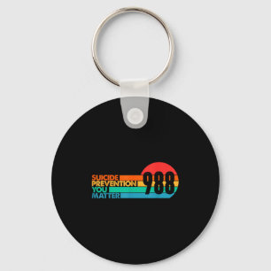988 Shirt Suicide Prevention Lifeline 988 Awarenes Key Ring
