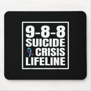 988 Suicide And Crisis Lifeline Suicide Prevention Mouse Pad