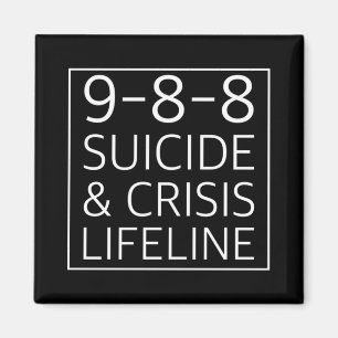 988 Suicide Awareness Crisis Lifeline 988 Magnet