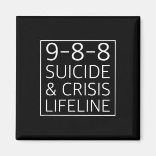 988 - Suicide Awareness Crisis Lifeline 988 Magnet