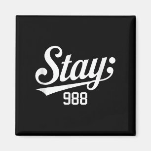 988 Suicide Prevention Awareness  Magnet