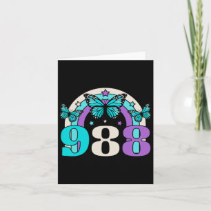 988 Suicide Prevention Awareness Mental Health Ret Card