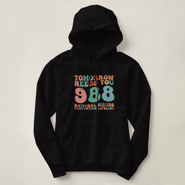 988 Suicide Prevention National Suicide Prevention Hoodie (Design Front)