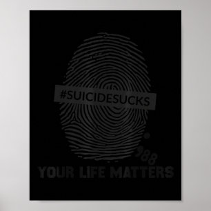 988 Suicide Prevention Your Life Matters Suicide S Poster