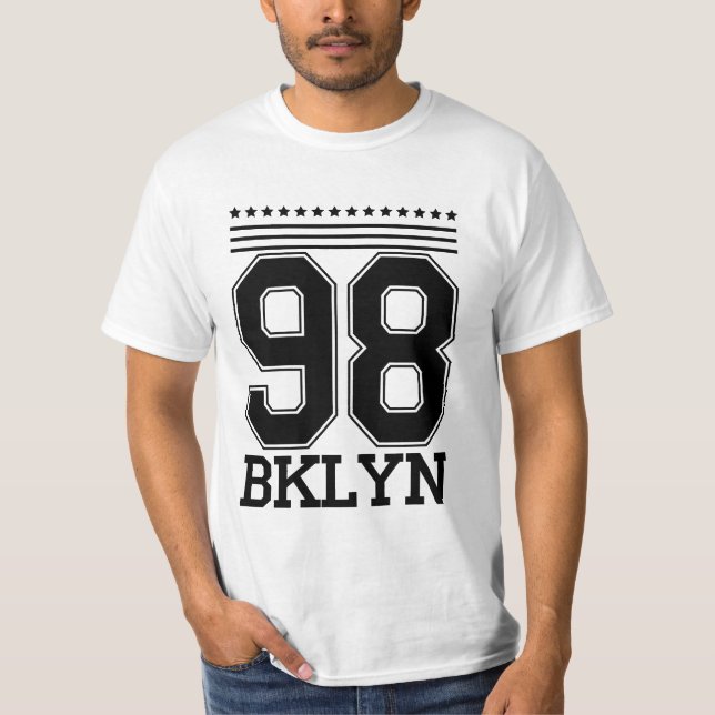 98 BKLYN: Vintage Vibes, Timeless Style T-Shirt (Front)