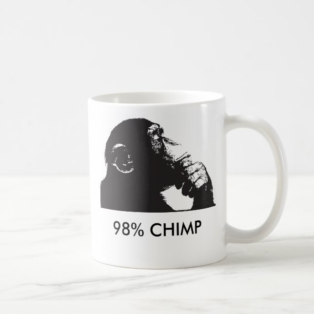 98% CHIMP COFFEE MUG (Right)